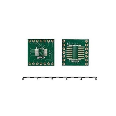 ПЛАТА SOIC-14 И SSOP-14