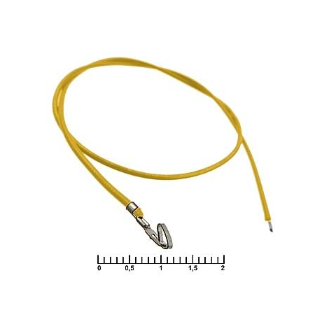 HU 2,54 MM AWG26 0,3M YELLOW