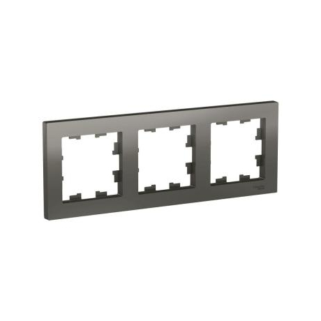 Рамка 3-м AtlasDesign универс. сталь SE ATN000903