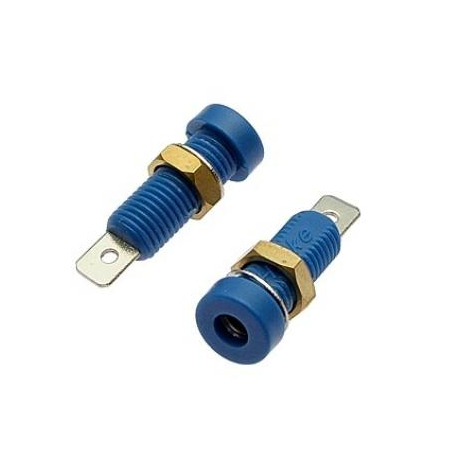 Z032 4MM SOCKET BLUE