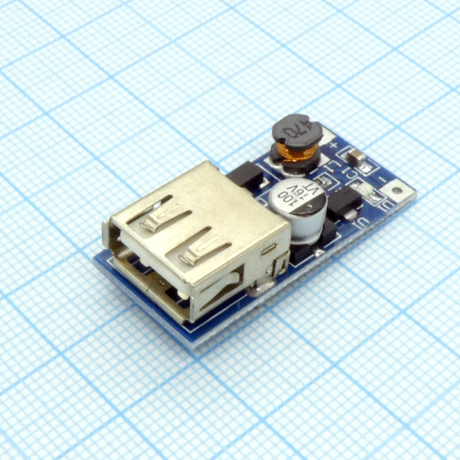 i09-DC-DC вх 0,9-5В, вых 5В 0,6А с USB