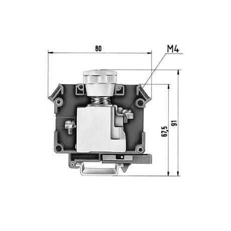 Клемма предохр. 9700 B/30 Si E14/S35