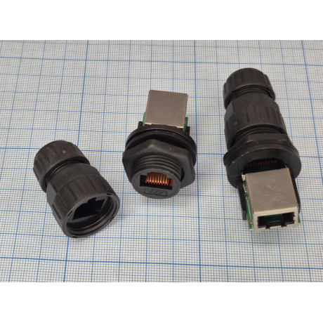 Разъем M19-RJ45 ip68