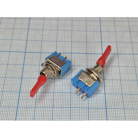 Тумблер MTS-101-E1 on-off (кр. колп.)