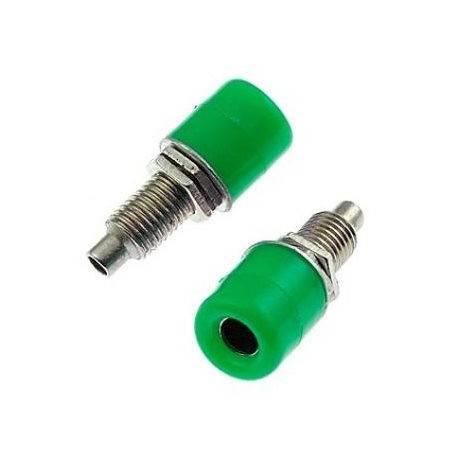 Z011 4MM PANEL JACK GREEN