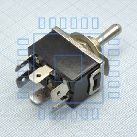 Тумблер MT KN3(C)-213AP-B3 15A/125V 10A/250V