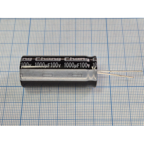 Конденсатор 1000 UF 100V 105*C 22*30 (CHANG)