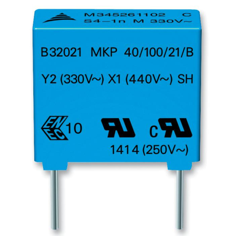 Помехоподавляющий конденсатор B32021A3102M189 