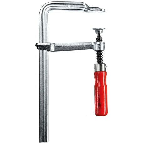 Цельнометаллическая струбцина ClassiX GS с надежной деревянной рукояткой BESSEY GS25