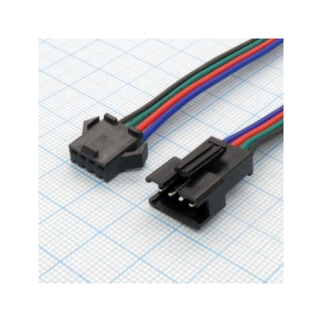 SM connector F/M 4P*150mm 22AWG