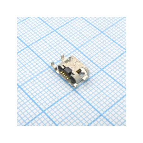 microUSB 5BF1-REV в разрез платы