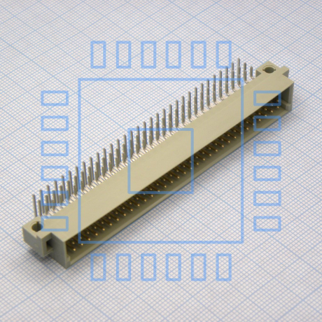 DIN 3X32 96MR (2.54mm)