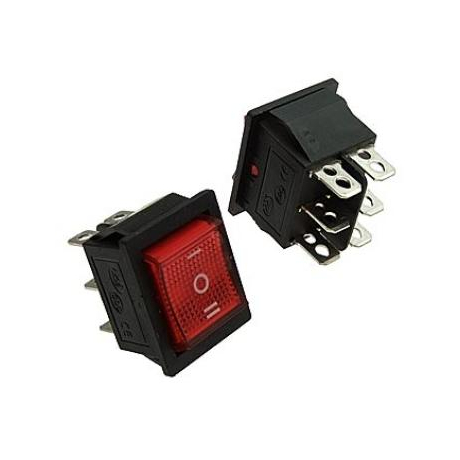 KCD4-601-C R/6P ON-OFF-ON