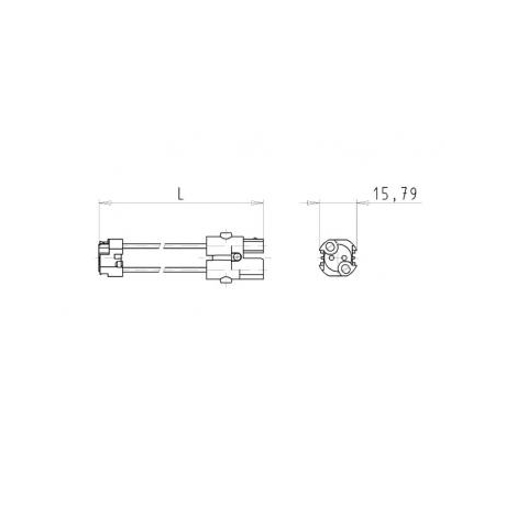 Соединитель ST16/2N S BS75 13 WS