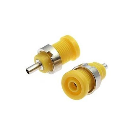 Z014 4MM PANEL JACK YELLOW
