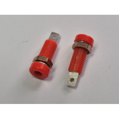 Разъем Z032 4mm Socket RED