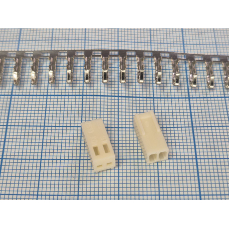 Разъем HU-02 pitch 2.54mm+Terminal