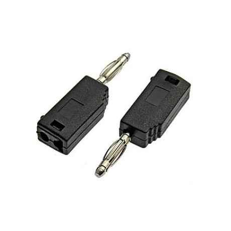 Z027 2MM STACKABLE PLUG BLACK