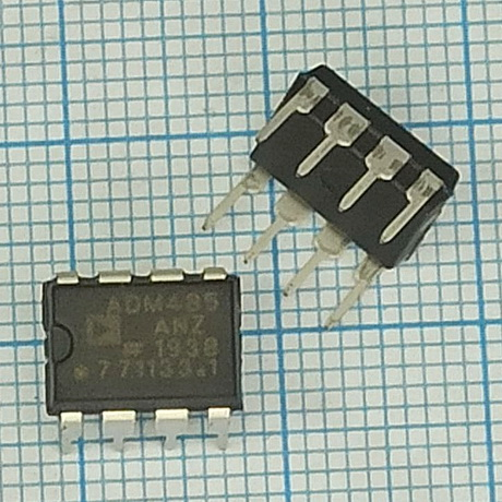 ADM485ANZ, приемопередатчик RS-485, PDIP8