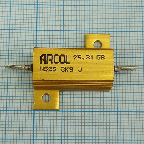 Резистор HS25 3K9 J