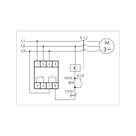 EA04.004.003 Реле контроля фаз для