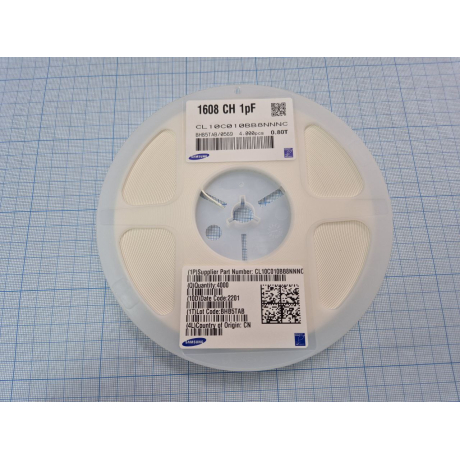 Конденсатор CL10C010BB8NNNC (CERCAP 0603 1pF 50V C0G/NP0 0.1pF)