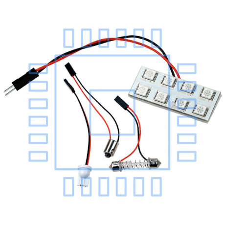 PCB-44*18-8SMD-B-12V