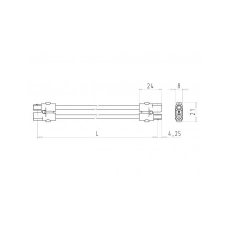 Соединитель ST16/2BS K1 BS25 12 WS