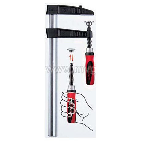 Струбцина из ковкого чугуна TGK с системой Best-Comfort BESSEY TGK300-2K