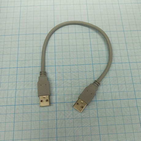Компьютерный шнур USB-A M USB-A M 0.3m