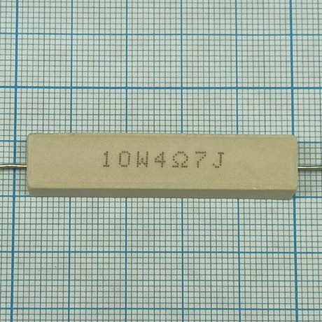 Резистор RX27-1 4.7 Ом 10W 5% / SQP10