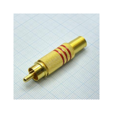 RCA Gold штырь с хв. RG6