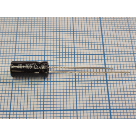 Конденсатор ECAP 1.0mFх50V CD268