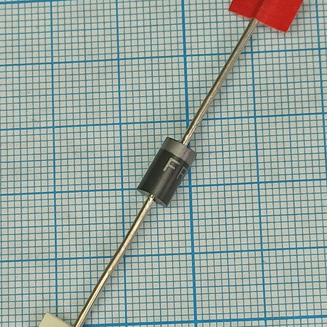 Диод FR307 (Диод 1000V 3A 500ns Fast)/DO-201