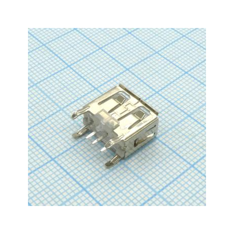 USB 4AF розетка на плату 4p