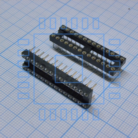 DIP сокет SCSM-28(2.54mm)