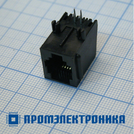 TJ6P4C розетка в плату 57-03 5721 6P