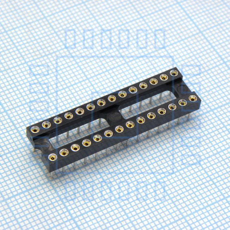 DIP сокет SCSM-28 (2.54mm)