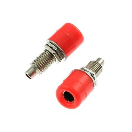 Z011 4MM PANEL JACK RED