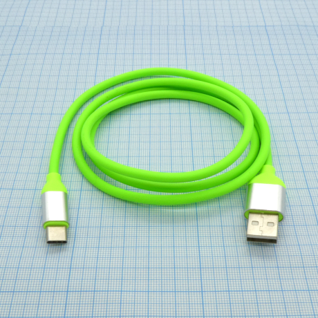 Шнур USB A (шт.) - USB type C (шт)РЕЗИНА