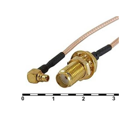MMCX-M/SMA-F RG-178U 15CM