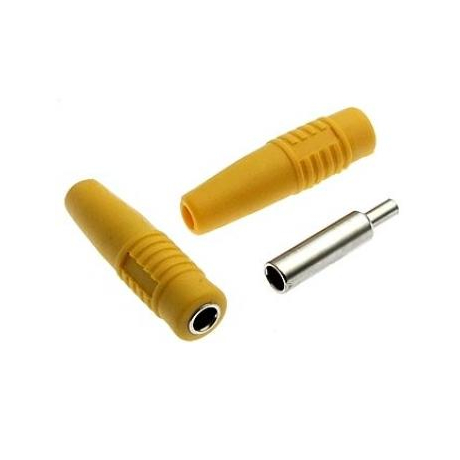 Z041 4MM CABLE JACK YELLOW