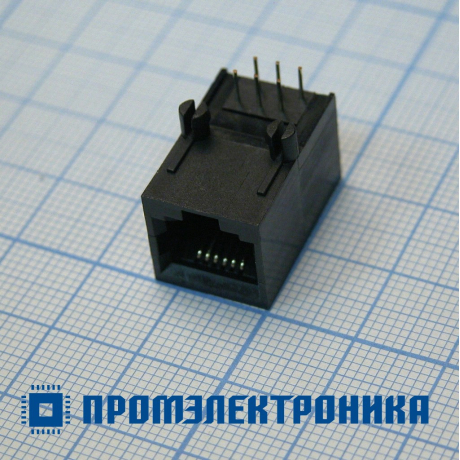 TJ6P6C розетка в плату 59-21