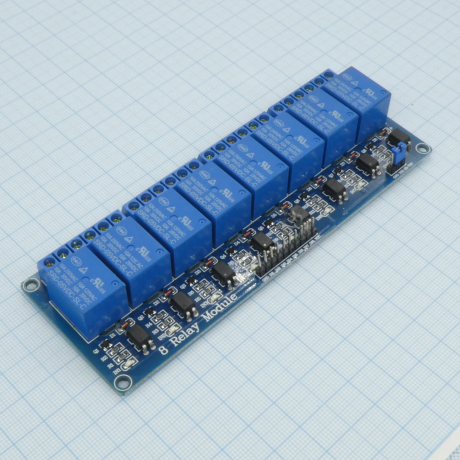 C05-Модуль реле  8 канальный