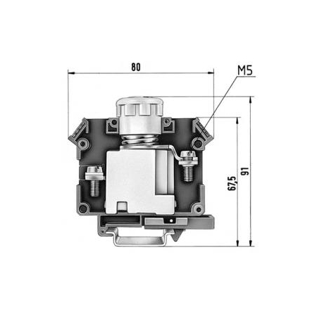 Клемма предохр. 9700 B/30 SI E18/S35