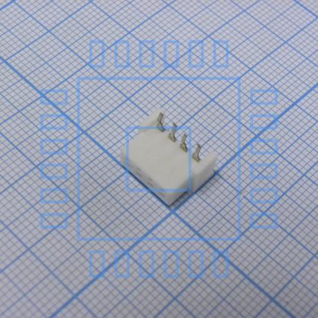 XH 04Fr 2.5mm розетка на плату угловая