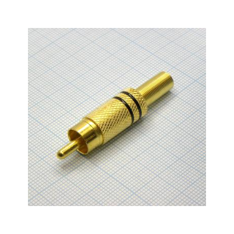 RCA Gold штырь с хв. RG59