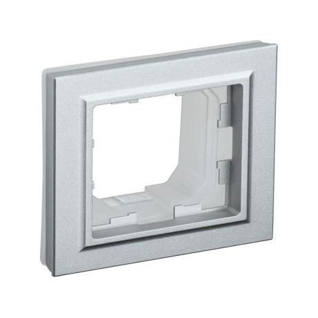 Рамка 1-м IP44 BRITE РУ-1-БрА-44 алюм. BR-M12-44-K