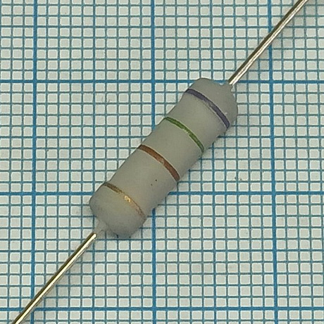 Резистор 750 ом MOF-2W 5% мет.-оксидн.резистор