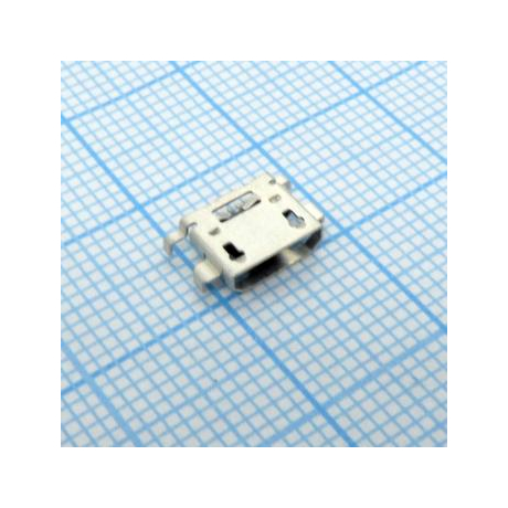 microUSB 5BF1 в разрез платы